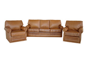 Leather Sofa Set